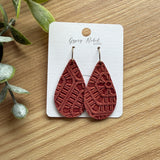 Taylor- Cinnamon Kaleidoscopic Embossed