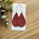 Taylor- Cinnamon Kaleidoscopic Embossed