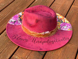 Burnt Hat- Pink Bloom Unapologetically