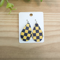 Taylor- Black & Yellow Checkered