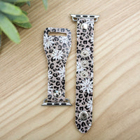 Smart Watch Band- Daisy & Leopard