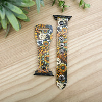 Smart Watch Band- Sunflower & Cheetah