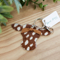 Cow Keychain- multiple options