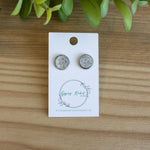 Stella- Silver & White Metallic
