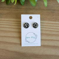 Stella- Black & Silver Glitter