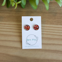 Stella- Multi Red Glitter