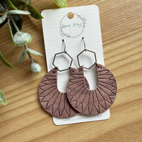 Amelia- Vintage Mauve Embossed