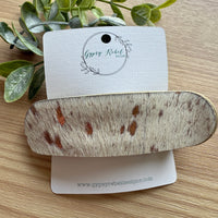 Hair Clip Flat- Rose Gold Acid Hair on Hide