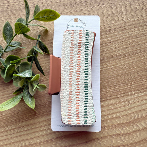 Hair Claw- Boho Dash