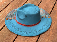 Burnt Hat- Teal Follow the Crowd