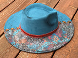 Burnt Hat- Teal Follow the Crowd