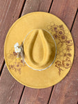Burnt Hat- Mustard Bee