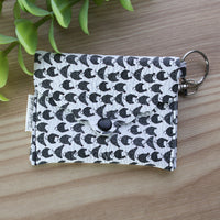 Card & Coin Pouch-Chickens